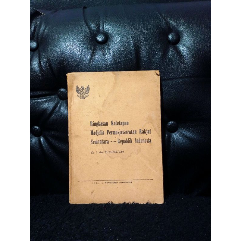 Ringkasan ketetapan majelis permusyawaratan Rakyat sementara Republik