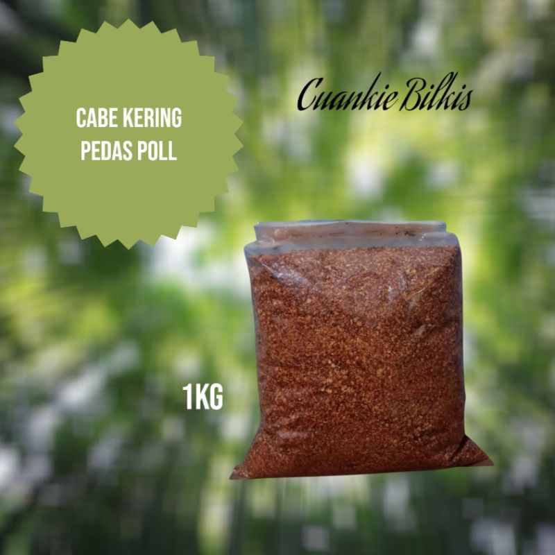 

Cabe kering 1kg Asli super pedas mantull poll cocok untuk bakso, seblak, boci dll free kardus dan bubble warf