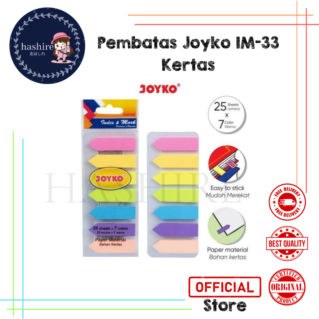 

Index & Mark Penanda Pembatas Joyko IM-33 Kertas
