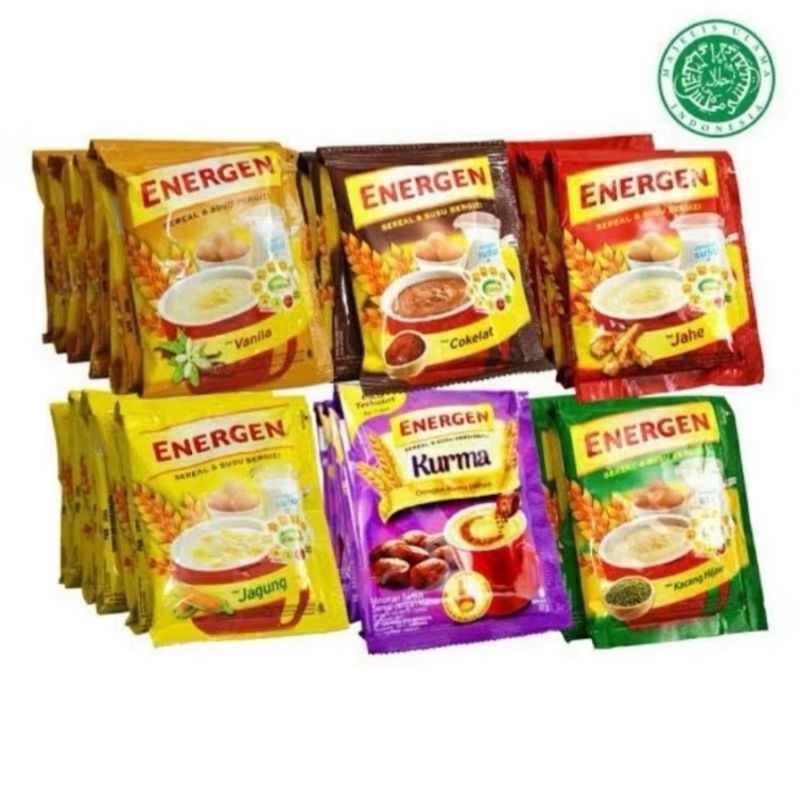 

[BACA DESKRIPSI] ENERGEN Sereal & Susu Bersinergi Per Sachet 32gr