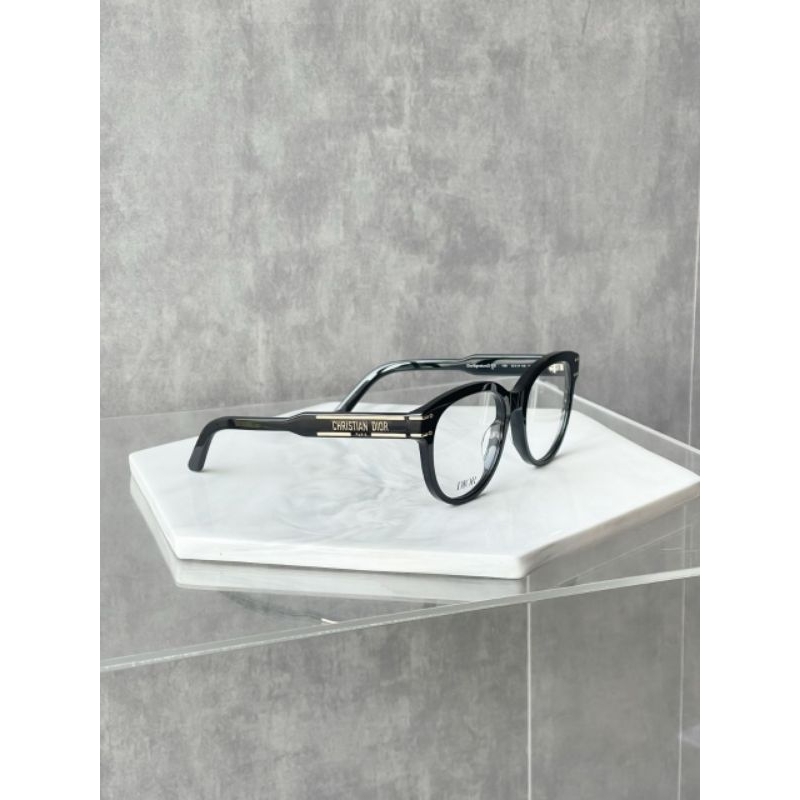 DIOR Signature Glasses Black (bisa ganti lensa)