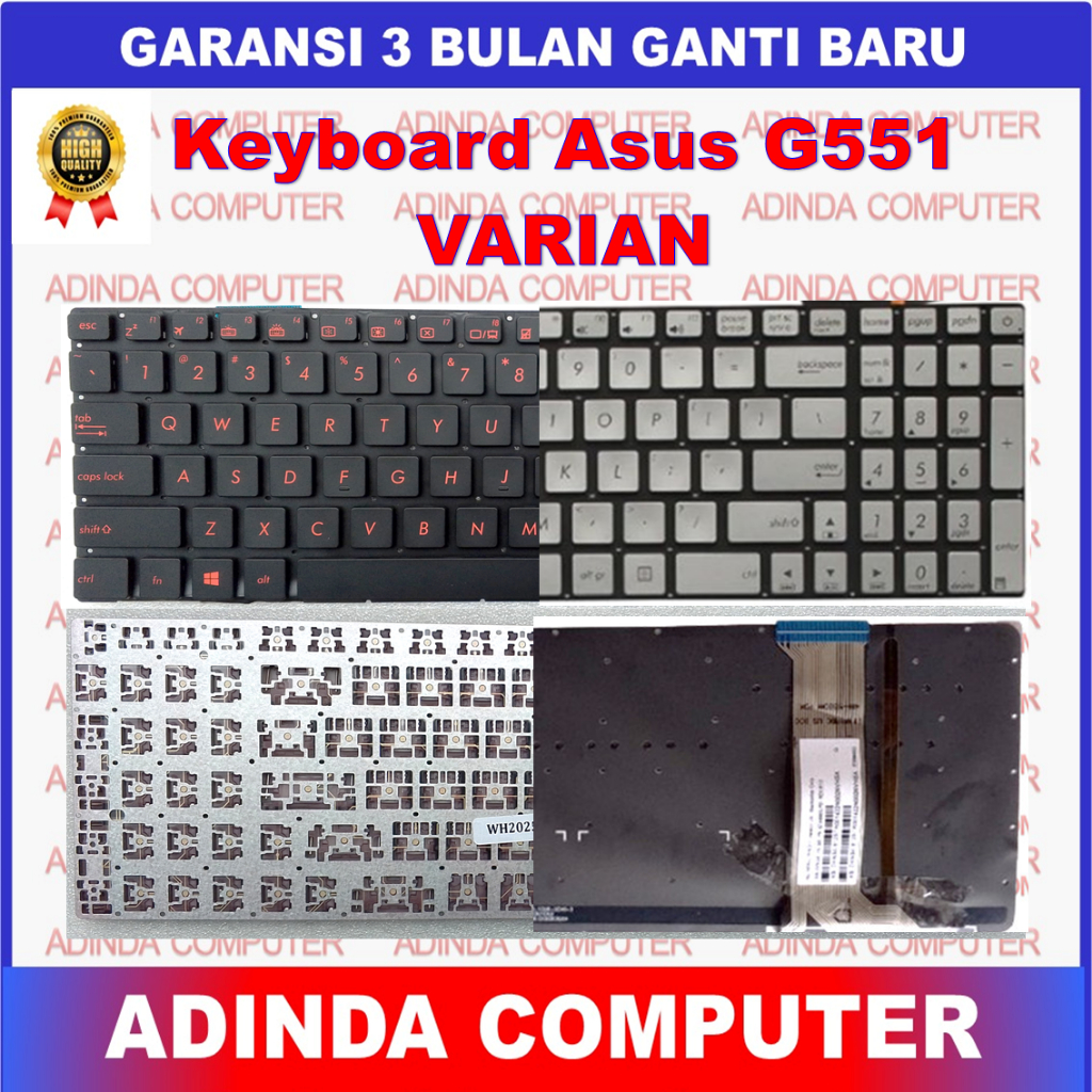 Keyboard Asus ROG G551 G771 GL551 GL551J GL552 GL742VW GL752 GL752V GL752VW GL771 N551 N552 N552J