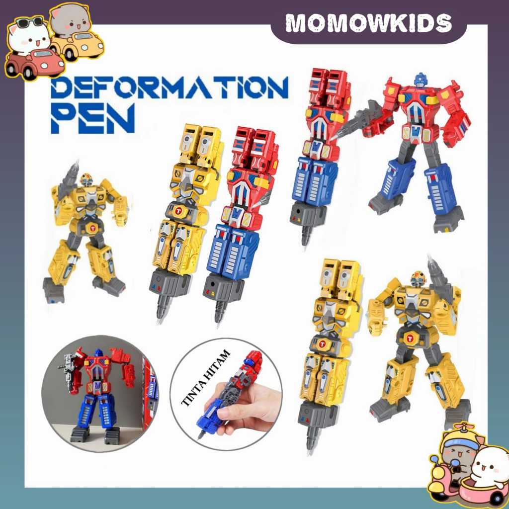 

[MOMOW] Deformation Pen | Pena Robot Transformers | Pen Robotic | Bolpoin