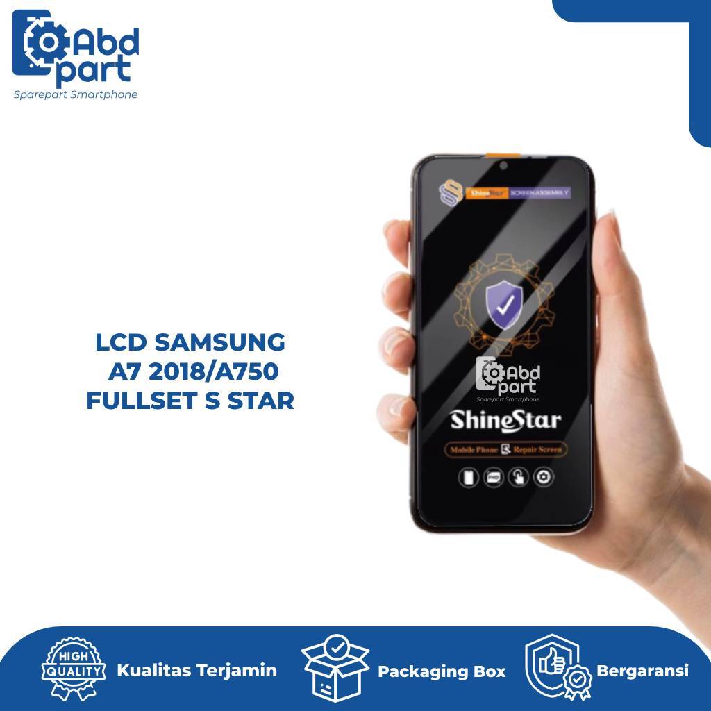 LCD TOUCHSCREEN SAMSUNG A7 2018 /A750 FULLSET S STAR/OG SUPER