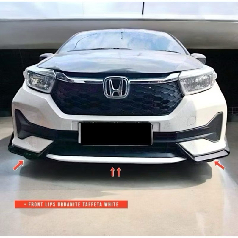 front lips bumper brio rs urbanite brio facelift