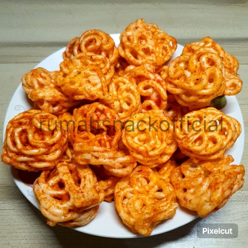 

KRUPUK SEBLAK MAWAR PEDAS DAUN JERUK 500G
