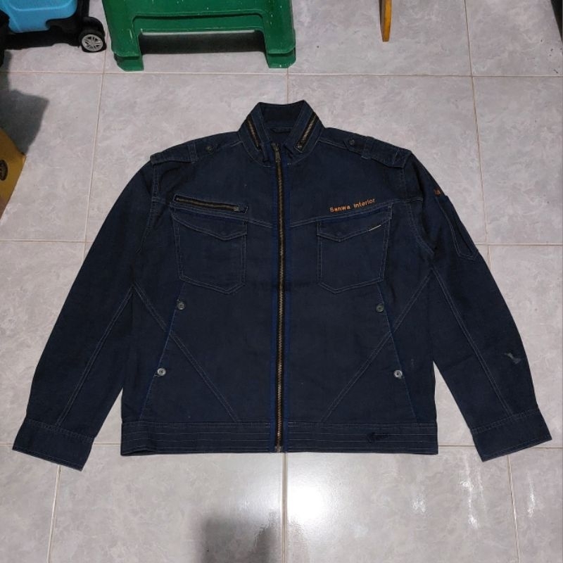 JAKET DENIM WORK JACKET JAPAN STYLE