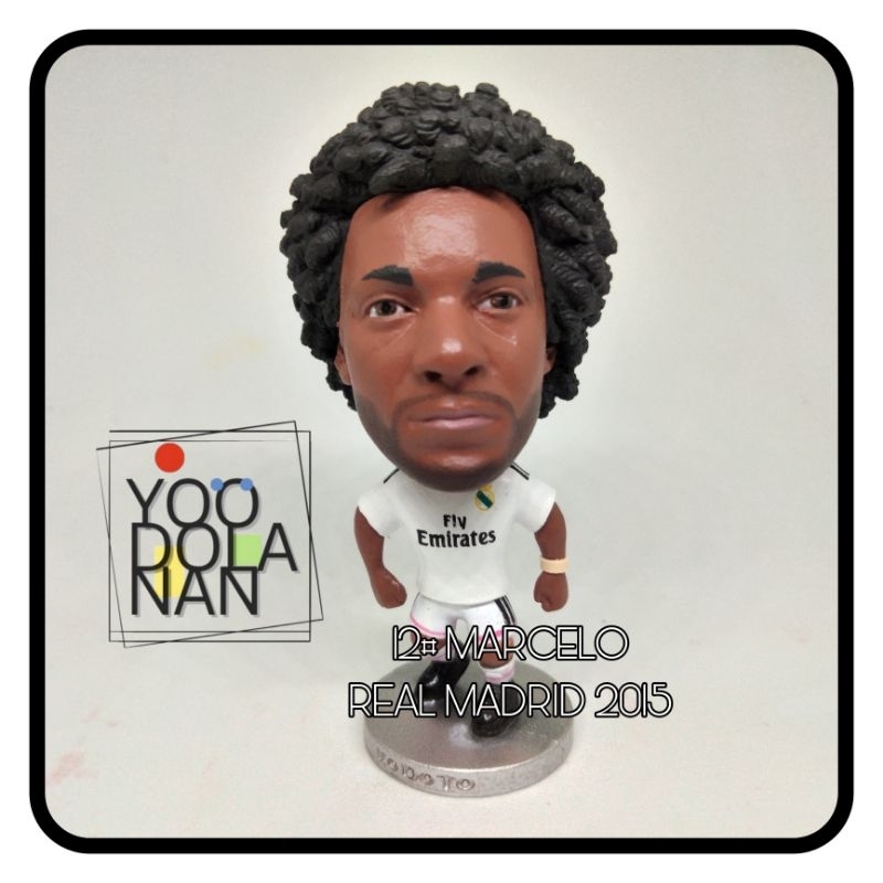 12# MARCELO - REAL MADRID 2015 KODOTO SOCCERWE FIGURE PEMAIN BOLA