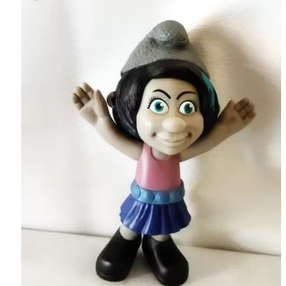 Mainan Action Figure Smurf Ex display