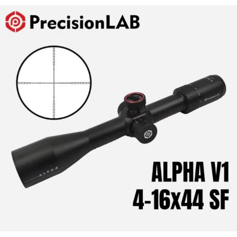 TELESCOPE ALPHA PRECISIONLAB 4-16X44SF / TELESKOP ALPHA PRECISIONLAB 4-16X44SF