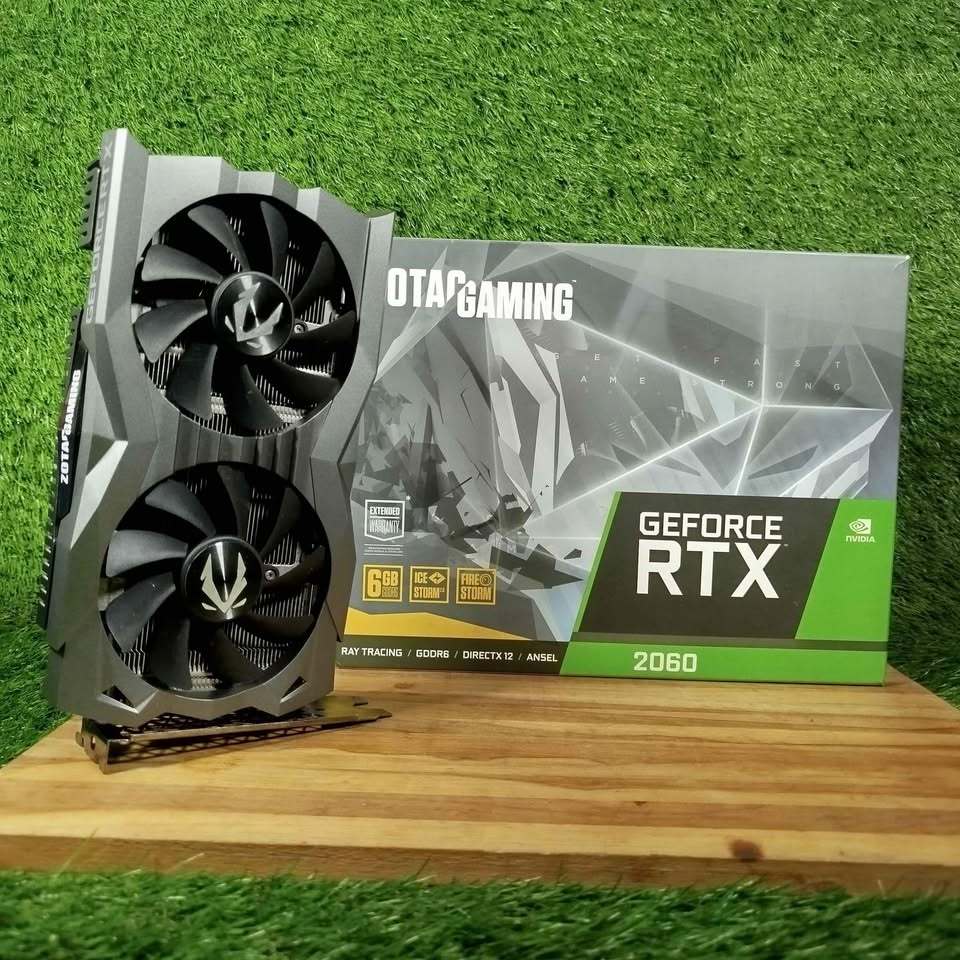 VGA RTX 2060 ZOTAC 6 GB segel mulus NVIDIA intel amd komputer cpu pc gaming gpu ryzen RX GTX 6600