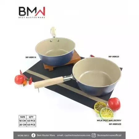 NEW PANCI SUSU MILK POT REBUS MALBERRY - PANCI MPASI REBUS ENAMEL - PANCI MIE ANTI LENGKET