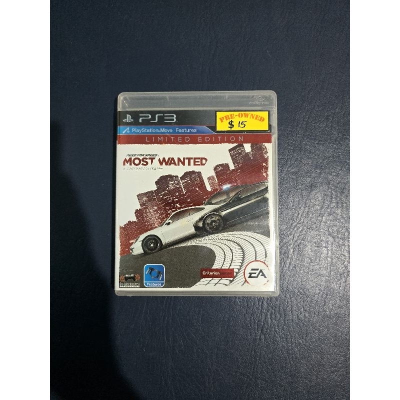 BD Kaset Game PS3 Need For Speed Most Wanted NFS