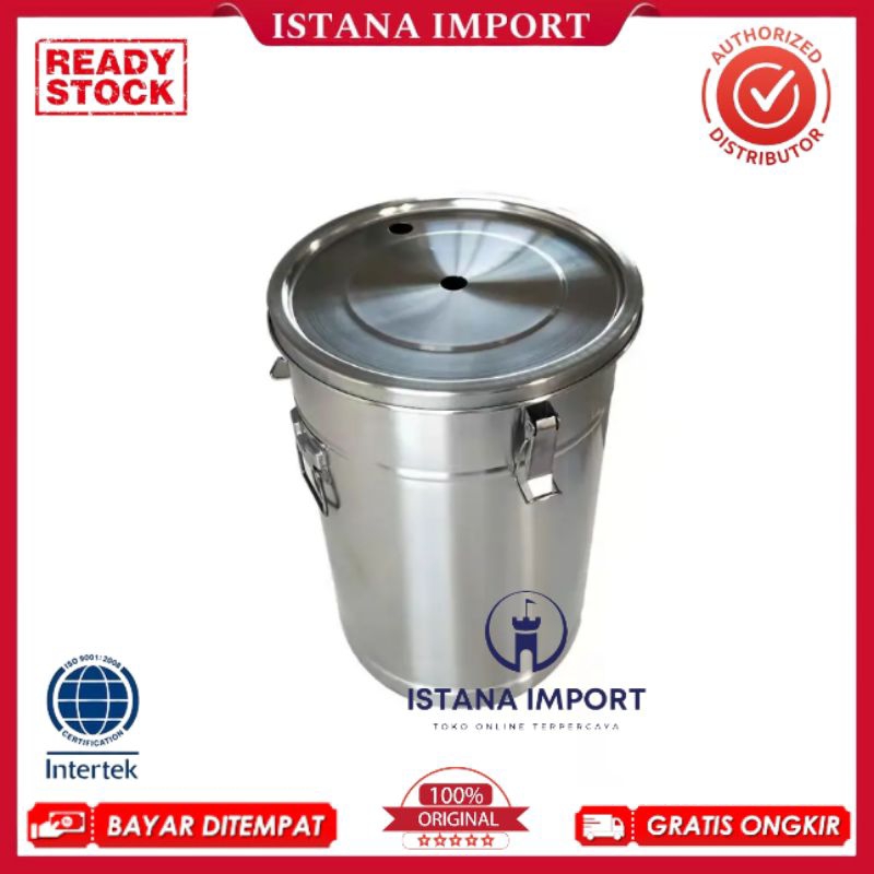 hopper/Tangki Mesin Powder Coating 45 Liter Stainless stell