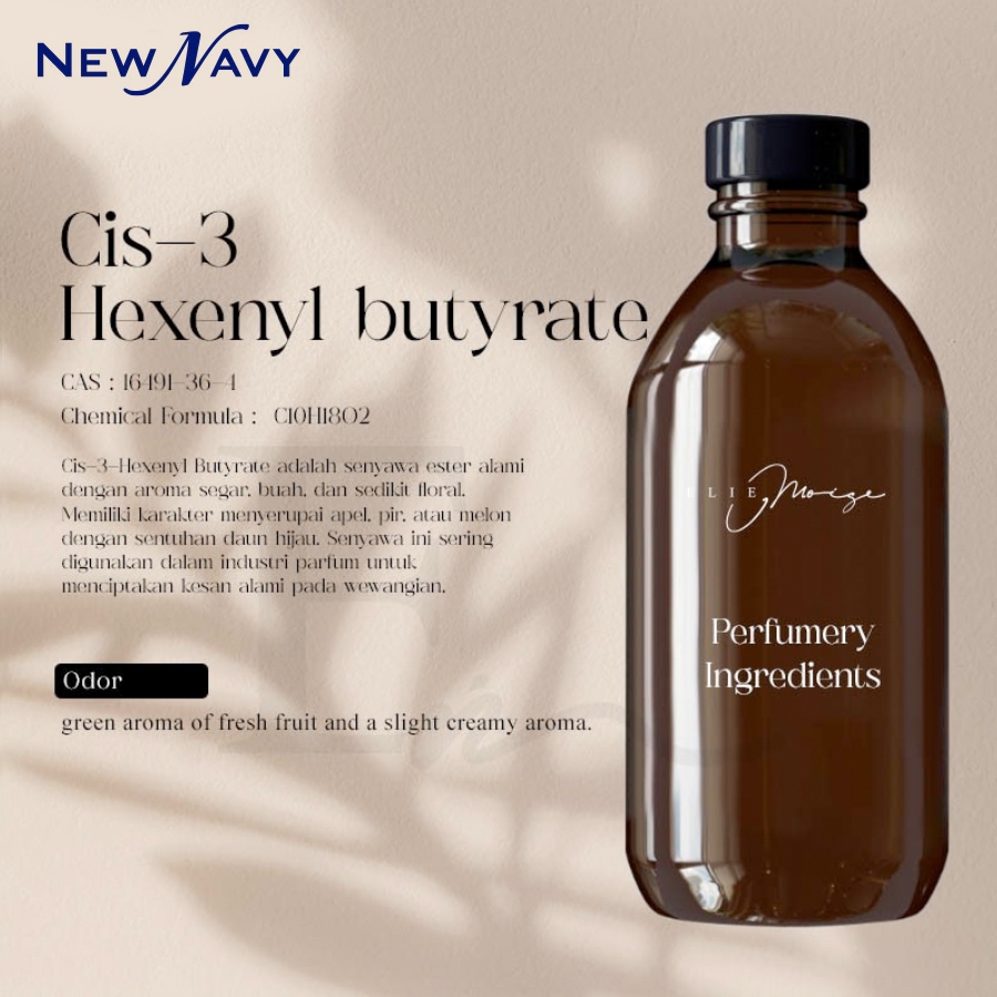 CIS-3 Hexenyl Butyrate 10% Natural Isolates Bahan Parfum Perfumery Ingredients by Elie Moise