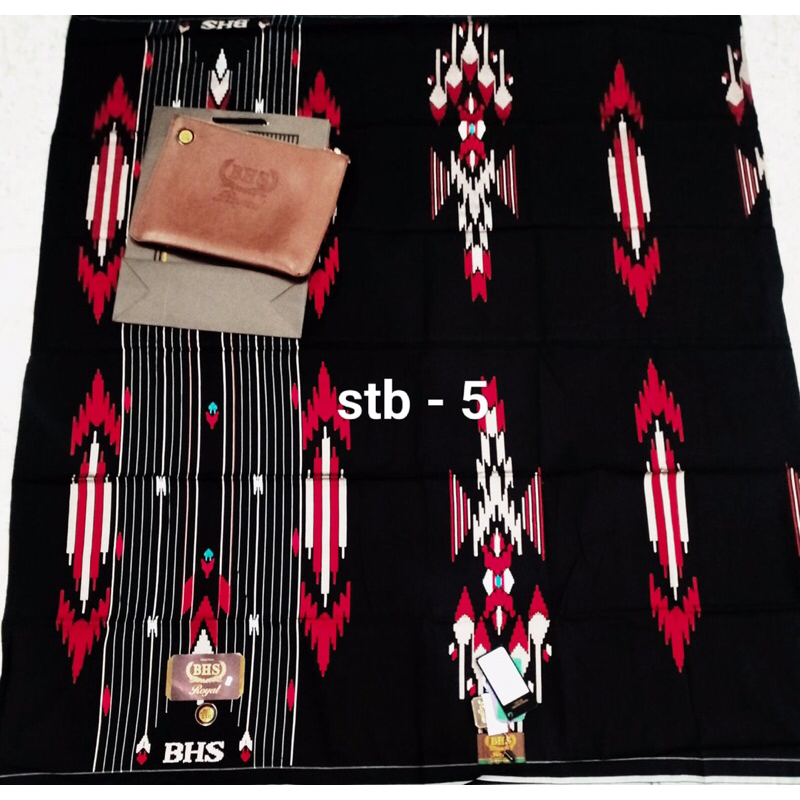 BEST SELLER - SARUNG TENUN BHS ROYAL STA/STB/SGF BLACK SERIES HITAM EMAS LIMITED EDITION GRADE GOLD 