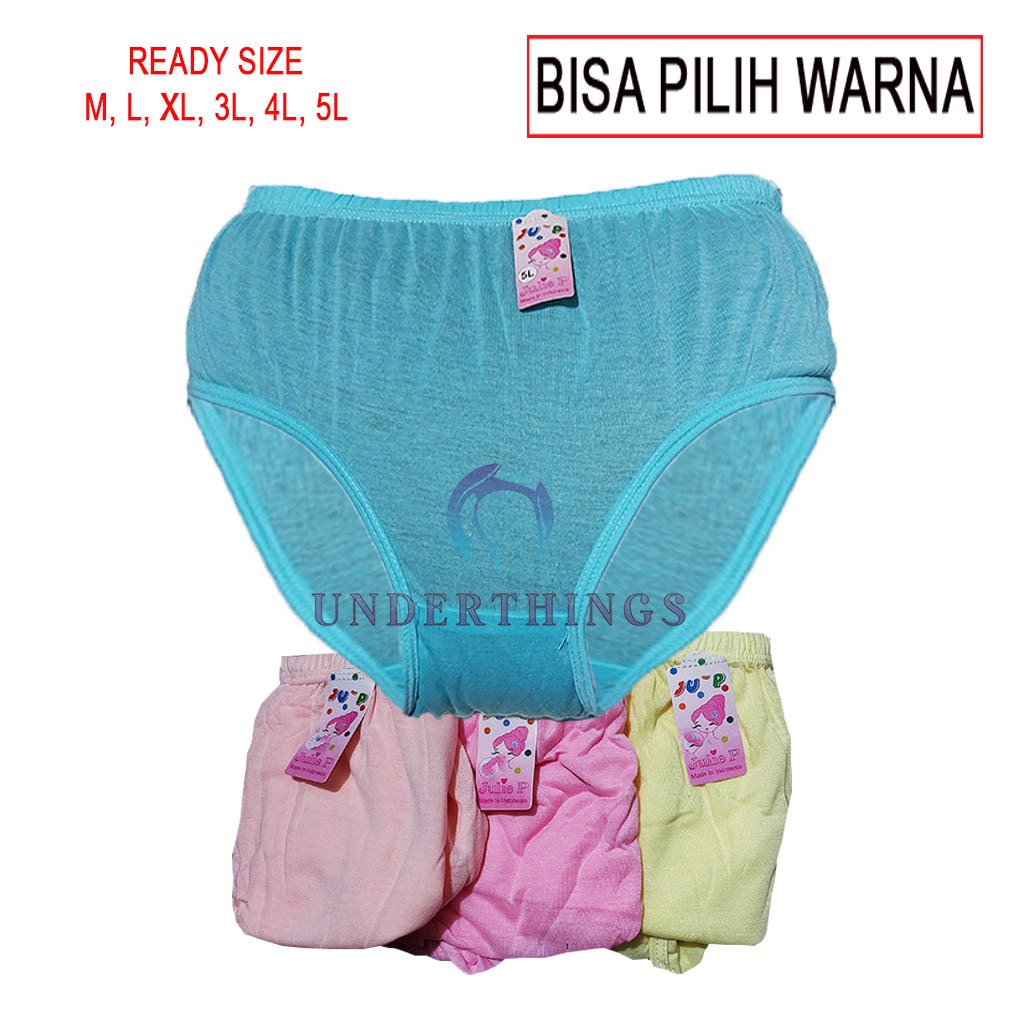 Celana Dalam Wanita Polos Adem Anti Nyeplak Wanita CD Cewek Bagus Murah - UNDERTHINGS