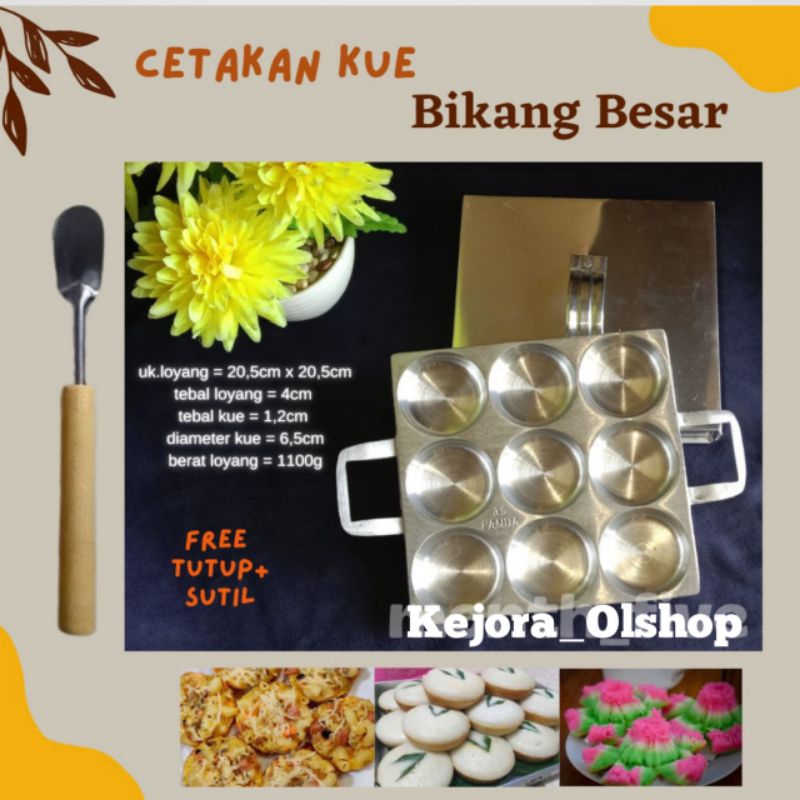 CETAKAN KUE BIKANG / APEM / KUE LUMPUR LUBANG 9
