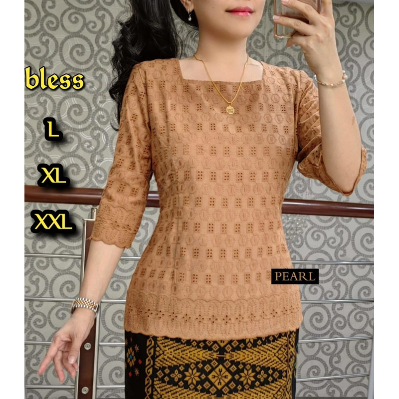Ready Atasan katun bolong Blus katun pearl terbaru
