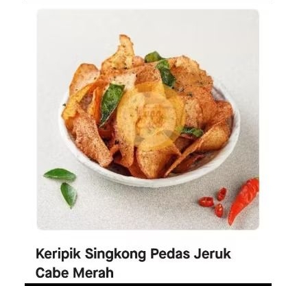 

Keripik Singkong Pedas Jeruk Cabe Merah (tersedia 250g, 500g dan 1000g) - Termurah di Shopee