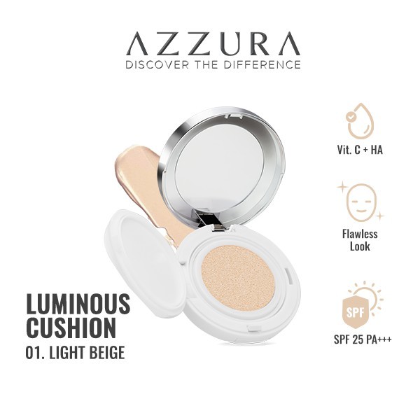 Aster Kosmetik - Azzura Luminous Cushion Flawless Look SPF 25