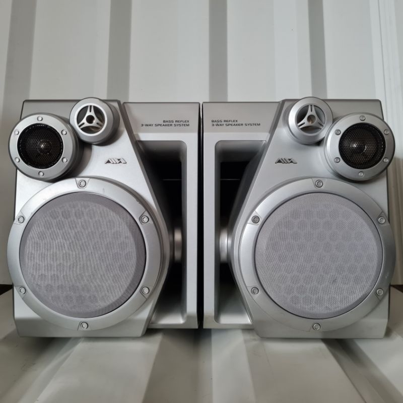 Speaker Pasif Bookshelf 3way 4.25" inch Aiwa SX-JV1