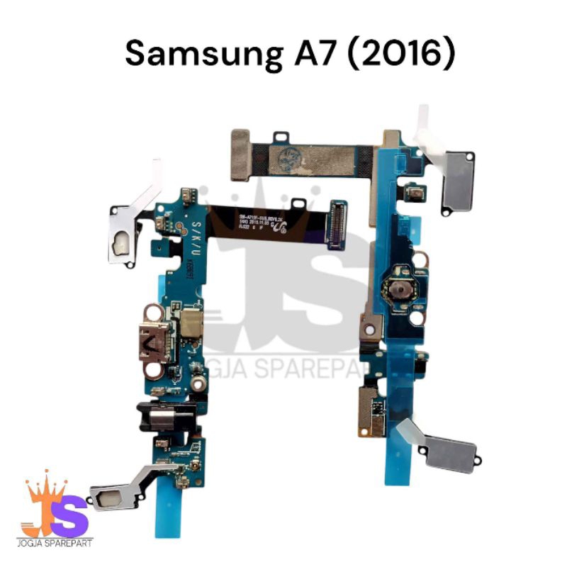 fleksibel Konektor charger, papan cas Samsung A7 2016 original dengan ic