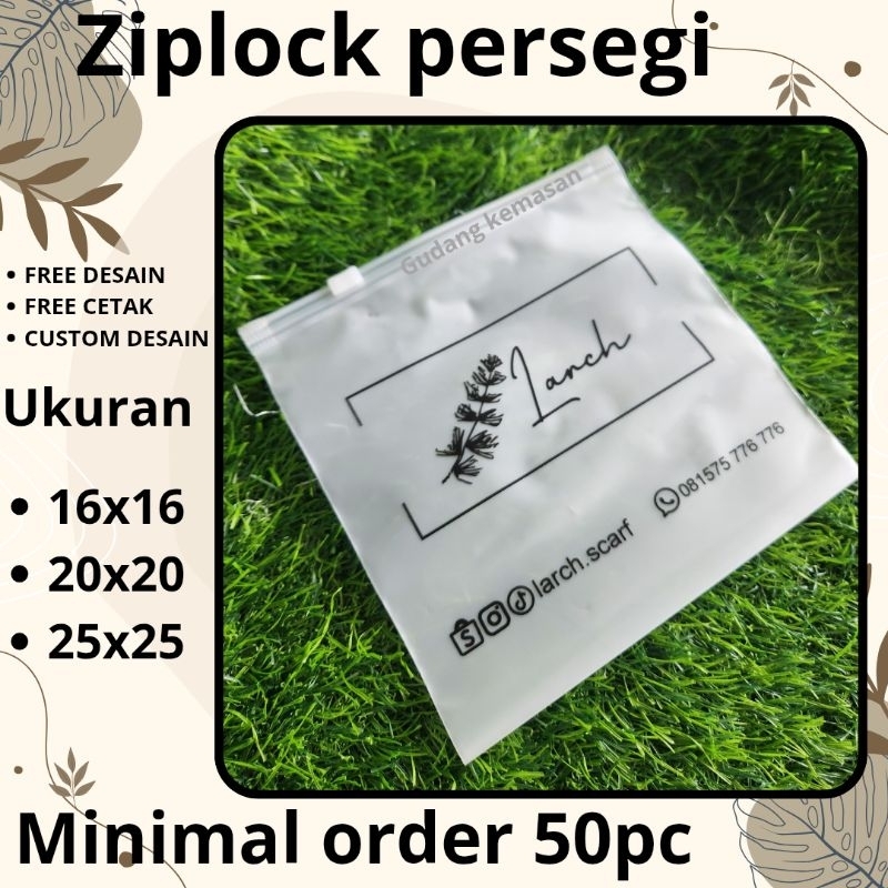 Pouch hijab custom/ziplock custom/ziplock hijab