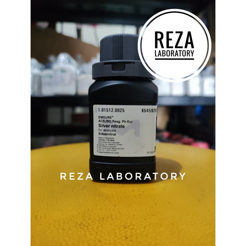 Silver Nitrate / AgNO3 / Perak Nitrat Pro Analis MERCK 101512 25GRAM