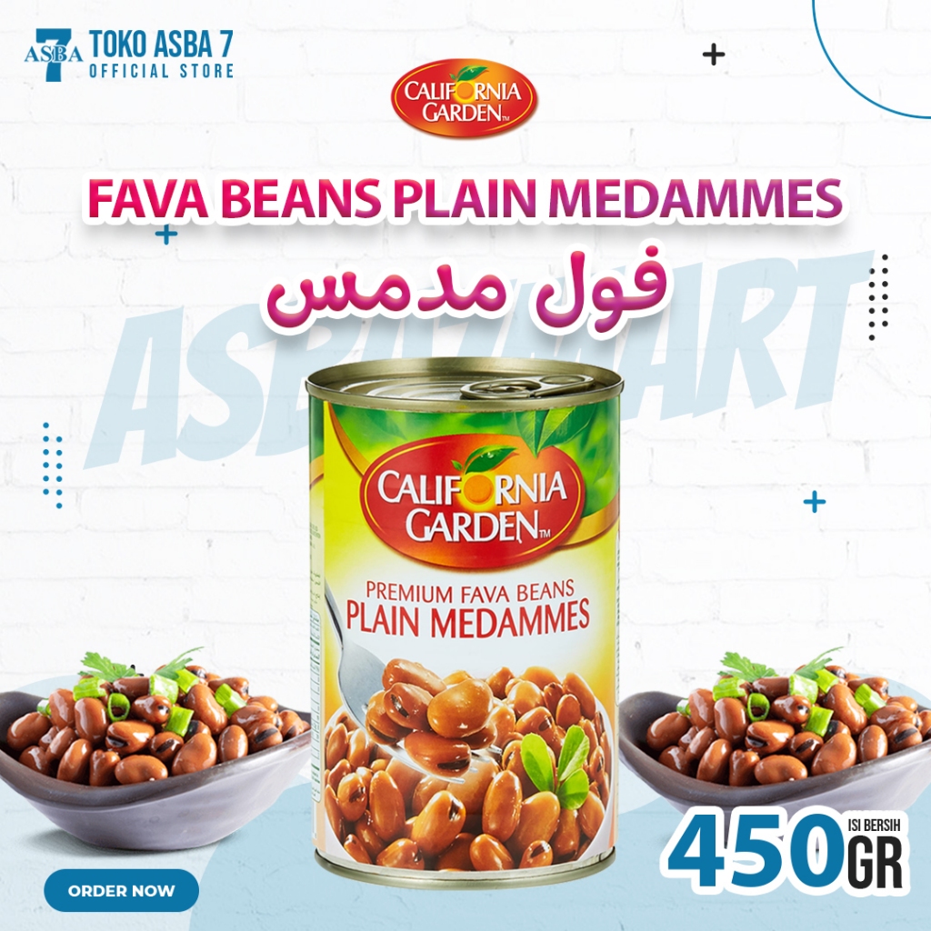 

CALIFORNIA GARDEN FAVA BEANS PLAIN 450G