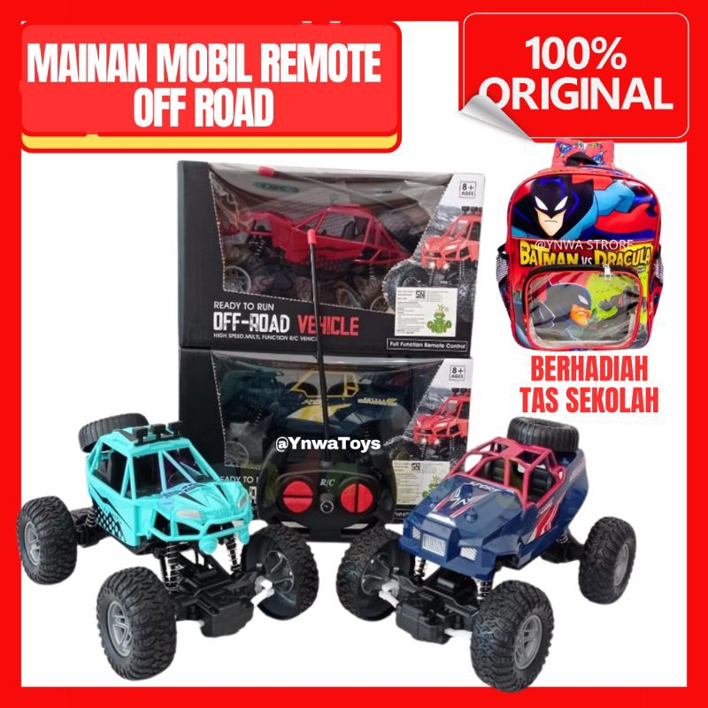 MAINAN ANAK MOBIL RC REMOTE CONTROL JEEP OFF ROAD BESAR BATERAI CAS/MAINAN ANAK LAKI LAKI COWOK MOBI