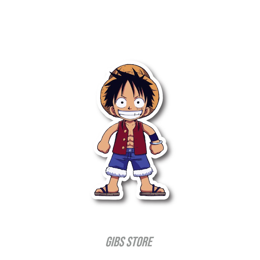 

STICKER SATUAN ONE PIECE (MONKEY D. LUFFY) #3
