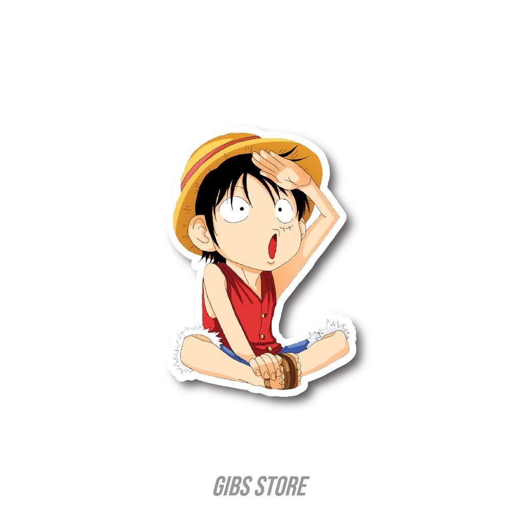 

STICKER SATUAN ONE PIECE (MONKEY D. LUFFY) #7