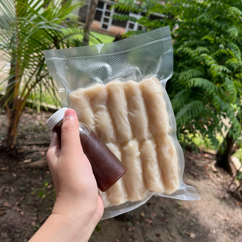 

Pempek lenjer asli Palembang, ikan tenggiri plus gabus (isi 10 pcs ukuran sedang)