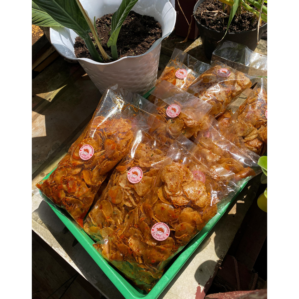 

Moring Renyah Gurih Pedas Cikruh Chilli Oil Extra Daun Jeruk Bisa Untuk Lauk Nasi Hangat 250gram