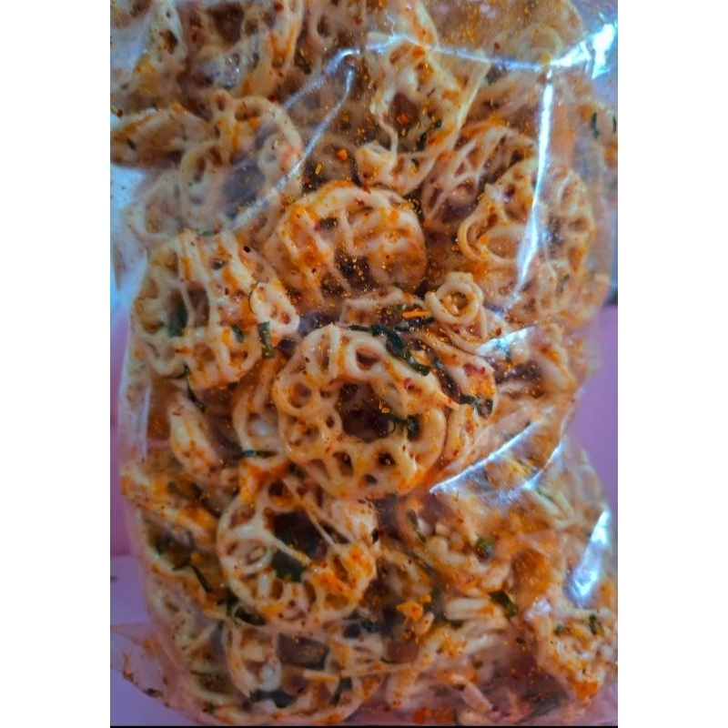 

krupuk rafael pedas gurih daun jeruk
