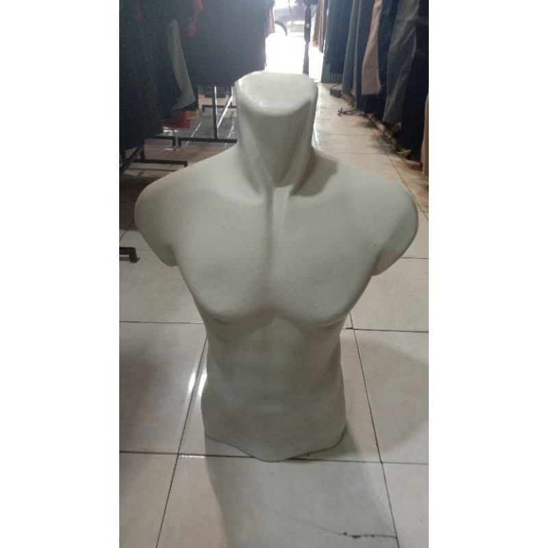 manekin pria setengah badan second / Bekas Pakai.