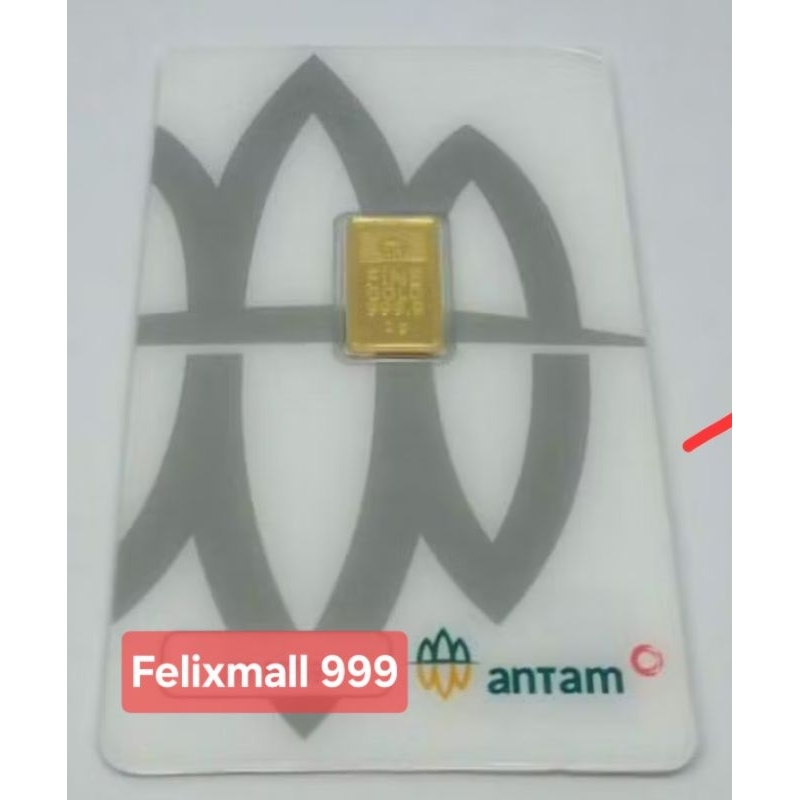 FELIXMALL READY LM ANTAM 3 GRAM CERTIEYE/LOGAM MULIA 3GR/ EMAS BATANGAN 3GRAM