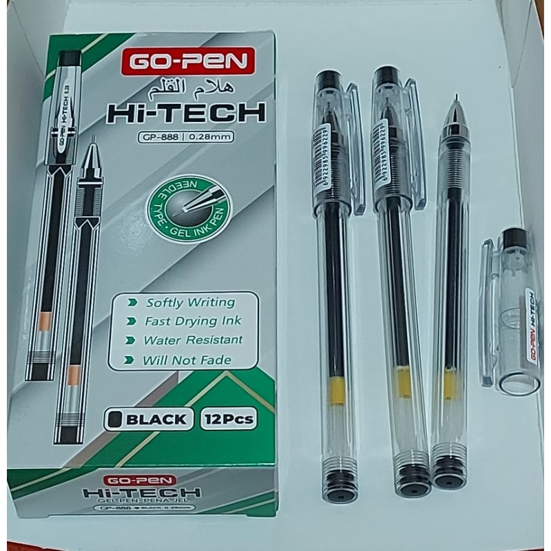 

(1 Pak=12 Biji) Pulpen Hi-Tech 0.28 Go-Pen 888/Bp Hi-tech/Bp Kaligrafi/Bp Gel