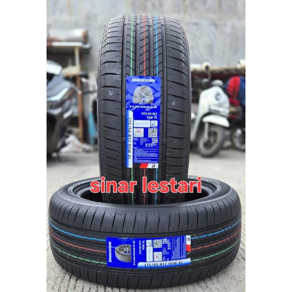 Ban Bridgestone 215 50 R17 95W XL Turanza 6 Honda Civic, Apv, Altis, Stream, Grand Livina dll.Ban Br