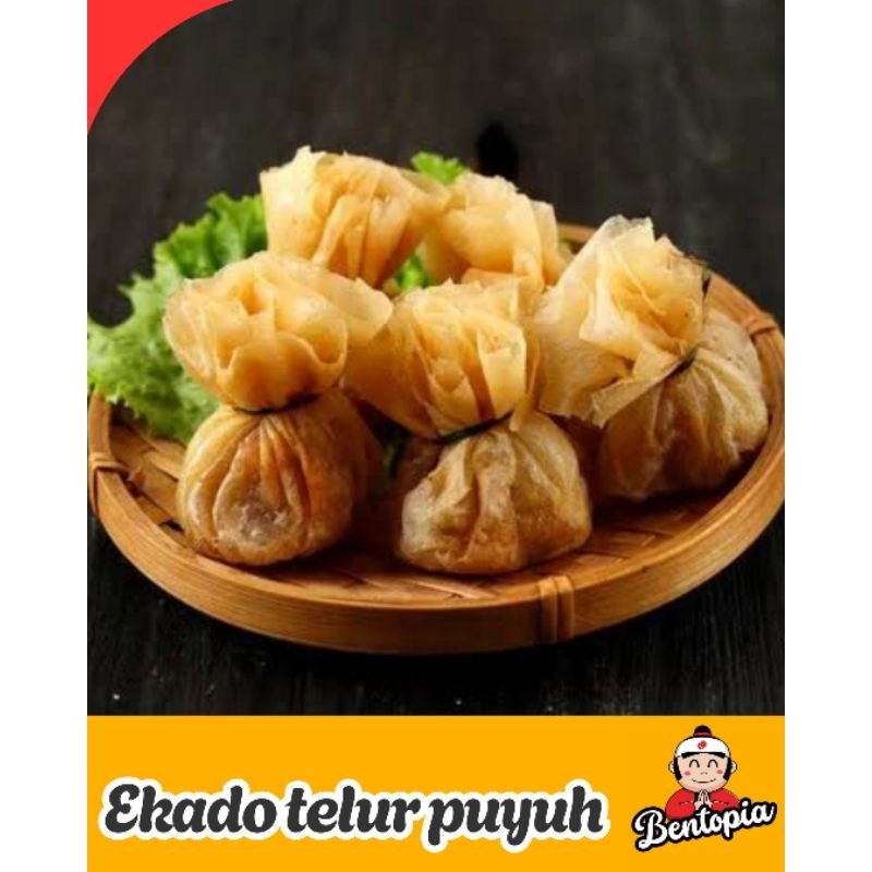 

Ekado telur puyuh (Ekado ayam udang) 10pcs Ekado bentopia