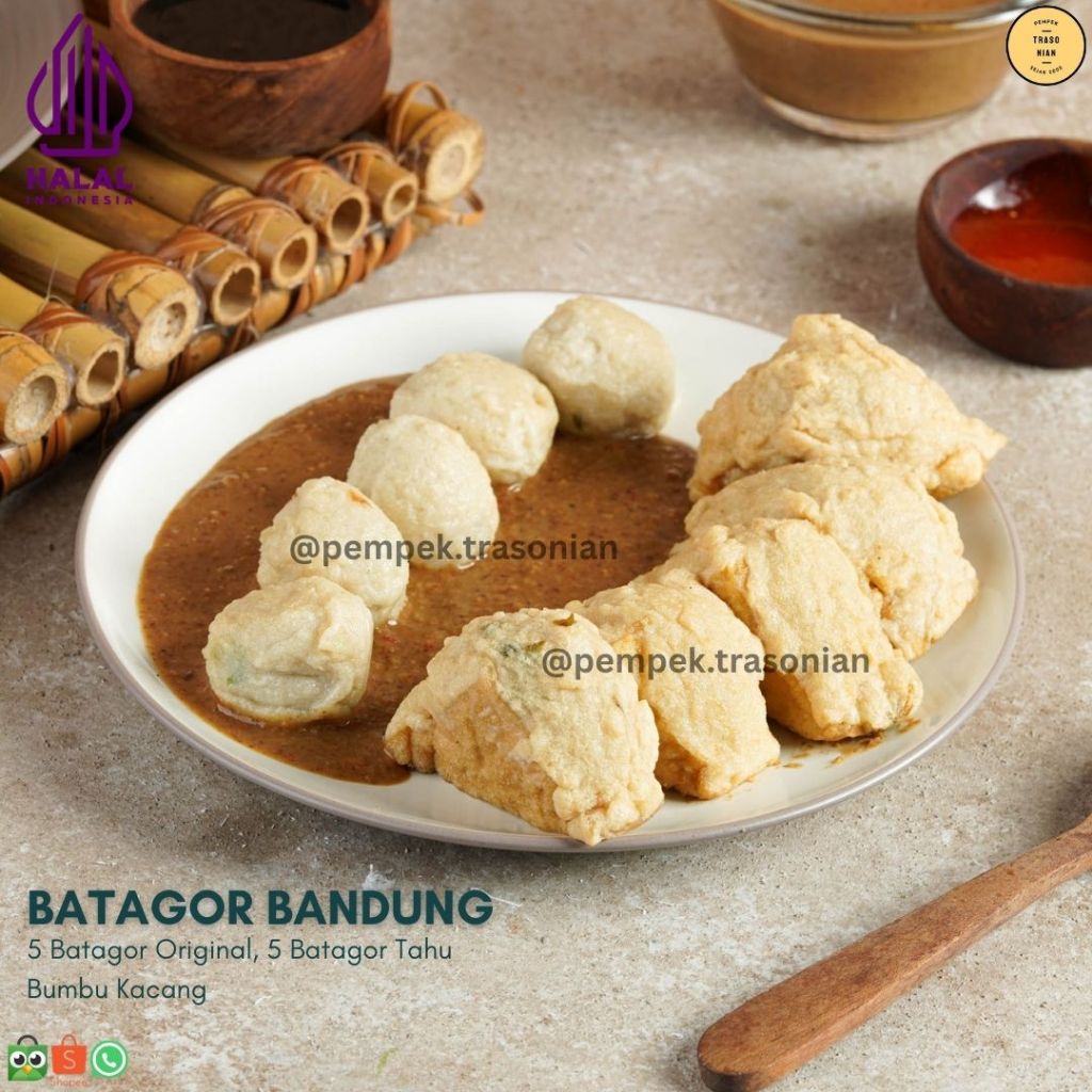 

Batagor Bandung isi 10pcs Ikan Tenggiri ASLI HALAL