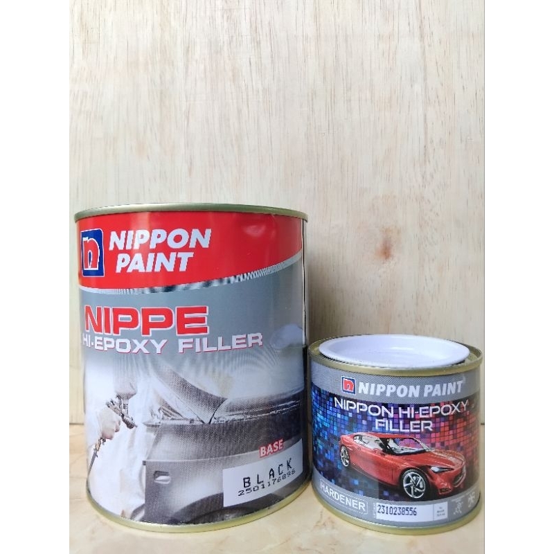 Cat epoxy/epoxy filler warna hitam Nippon Paint