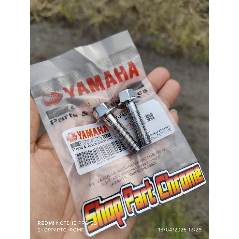 Baut skok/ shock breaker belakang original FIZ R crom celup