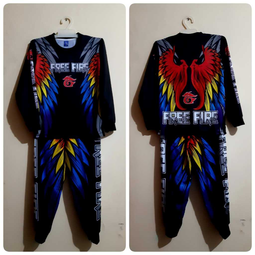SC COLLECTION | SETELAN FF ANAK LAKI LAKI | Baju Tidur Anak Free Fire Setelan Panjang Anak Perempuan