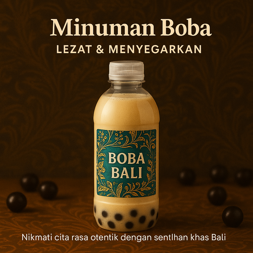 

[600ml] Boba dalam Botol – Minuman Kekinian Praktis & Siap Minum