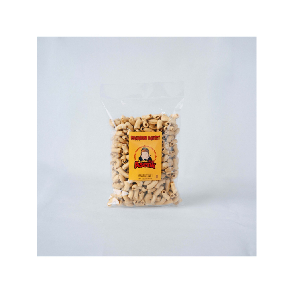 

MAKARONI BANTET ORIGINAL / PEDAS by Snack Koh Asenk kemasan 500 gram