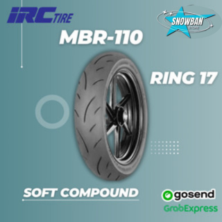 IRC MBR Soft Compound Ring 17 ban Motor Vixion R15 CBR Ninja Tubeless Depan Belakang 90 80 110 120
