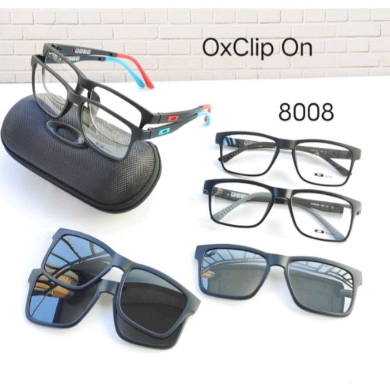 Kacamata Plus/Minus klip on/Clip on OX 8008
