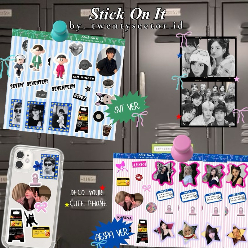 

[Clearance Sale! min.2pcs ] Stick On It // Deco Sticker // Twentysector.id